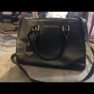 Black Christian Siriano Structured Purse